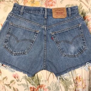 Vintage Levi cutoffs